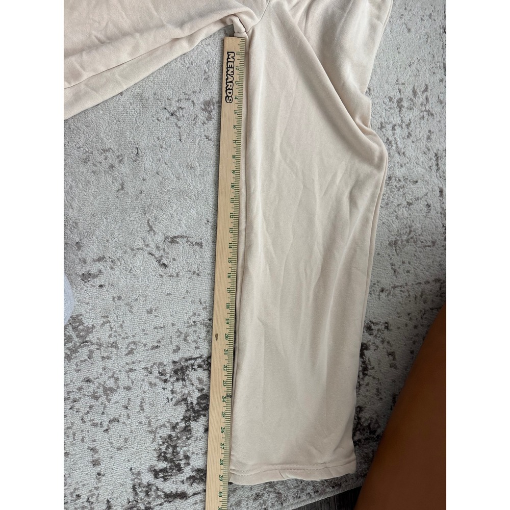 Better Together Womens Cream Christmas sweatshirt Wide Leg Pant Set Large lounge - Picture 6 of 6